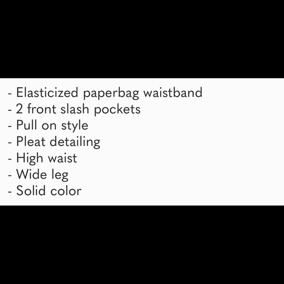 Navy Blue High Waisted Wide Leg Trouser Pants - Picture 8 of 8